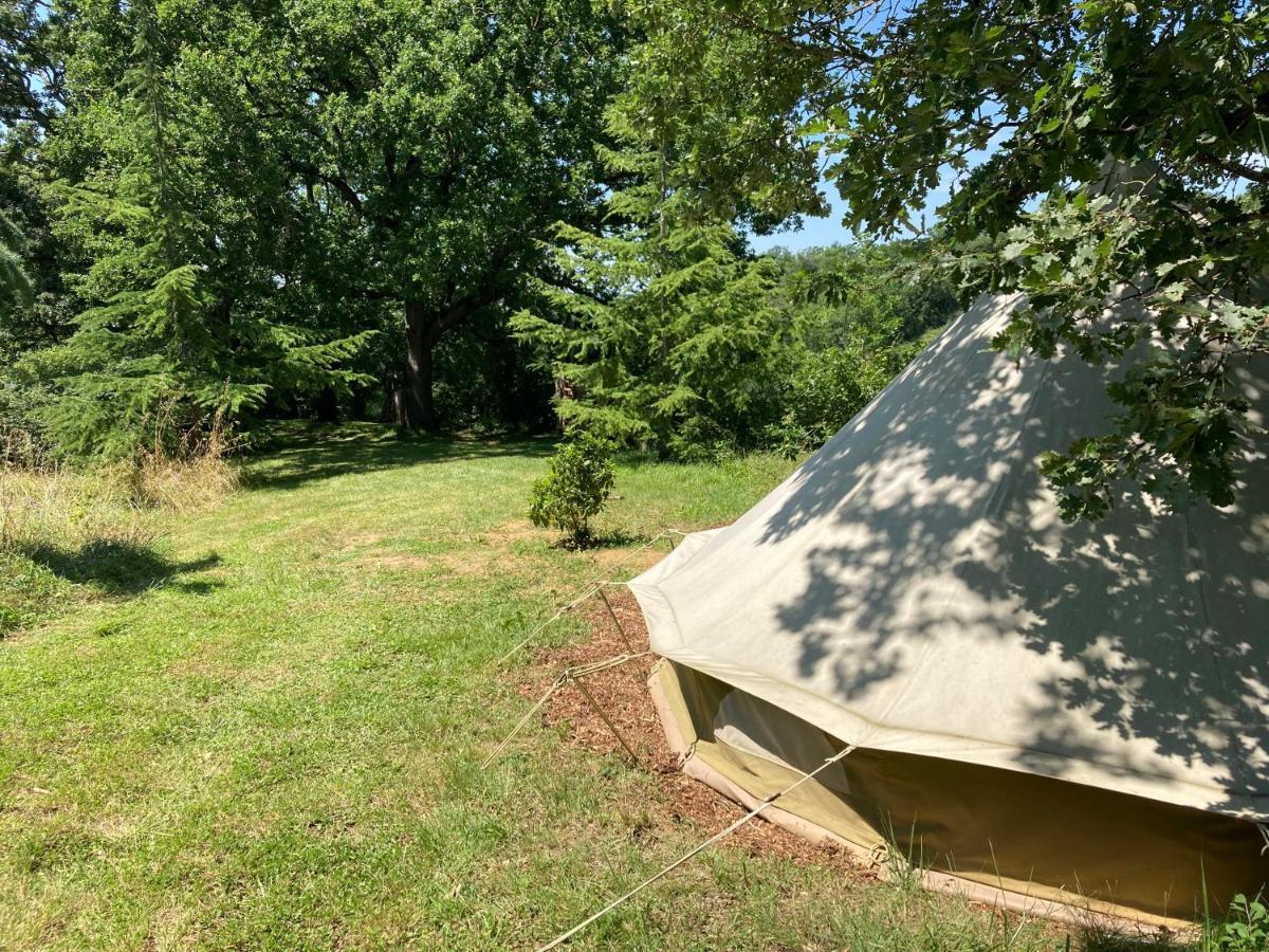 Tente Bivouac Option Bain Chauffee Au Bois Idrac-Respailles Kültér fotó