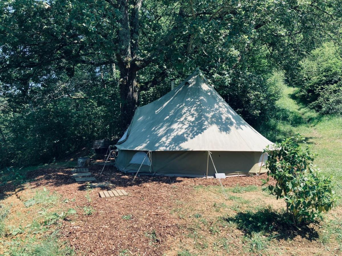 Tente Bivouac Option Bain Chauffee Au Bois Idrac-Respailles Kültér fotó